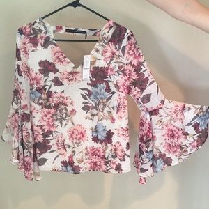 WHITE HOUSE BLACK MARKET ELSA DRAPE BACK BLOUSE
